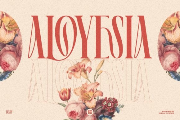 Aloyesia: Elevating Brand Identity with a Condensed Serif Display Font