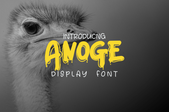 Anoge: Bold Graffiti Style for Modern Design