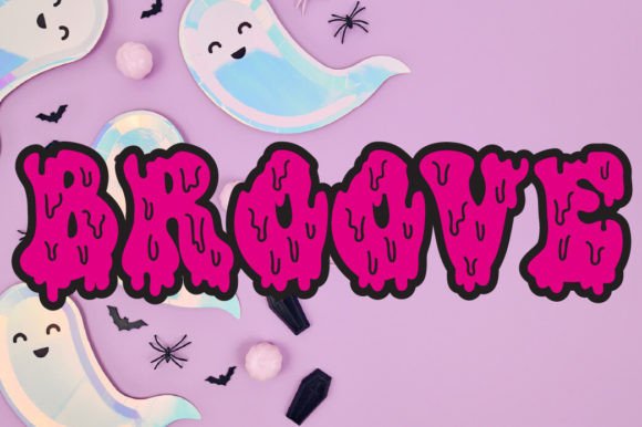 Broove: A Quirky Halloween Display Font