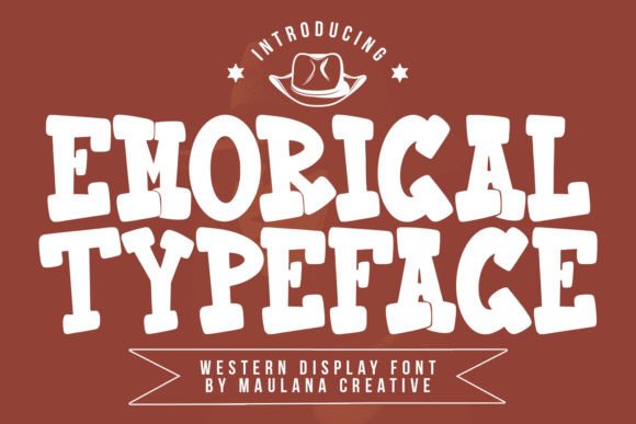 Emorical: The Bold Western Display Typeface Redefining Modern Visual Identity