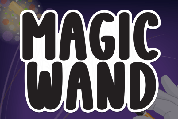 Magic Wand Font: A Friendly Display Type for Creative Projects