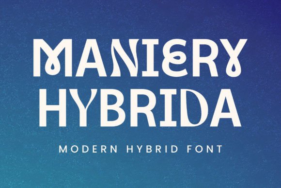 Maniery Hybrida: Redefining Visual Identity with a Hybrid Typeface