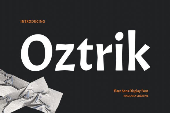 Oztrik Font: Versatile Design for Modern Creators