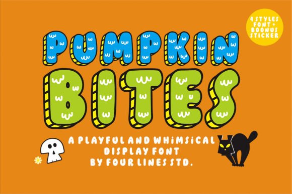 Pumpkin Bites: Elevating Design with Whimsical Typography