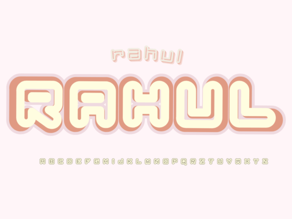 Rahul Font: Friendly & Quirky Design