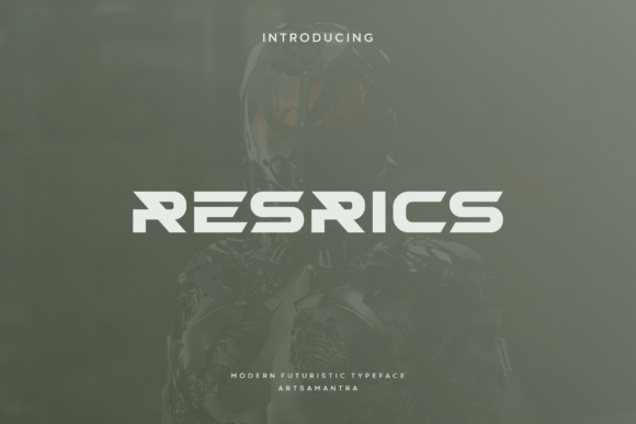 Resrics: Elevating Modern Design with Futuristic Typography