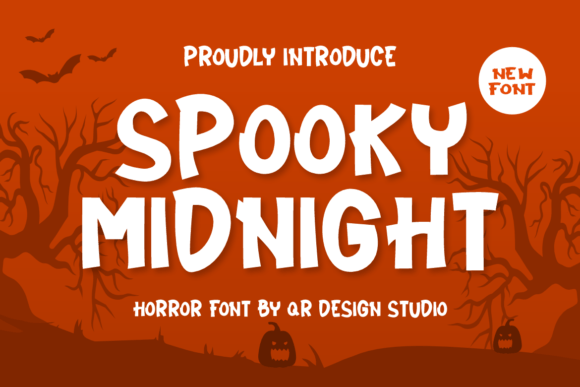 Spooky Midnight Font Guide