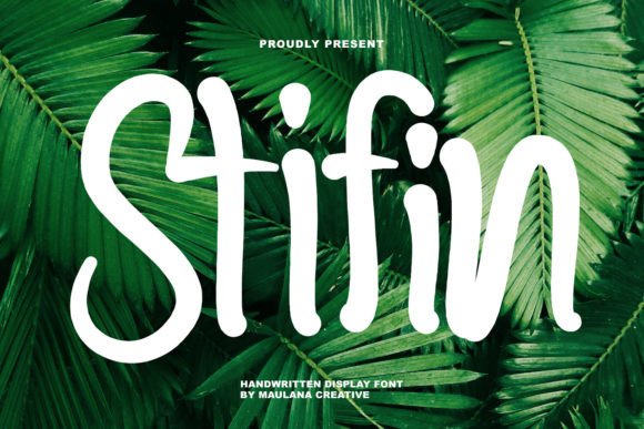Stifin: Elevate Designs with Friendly Handwritten Style