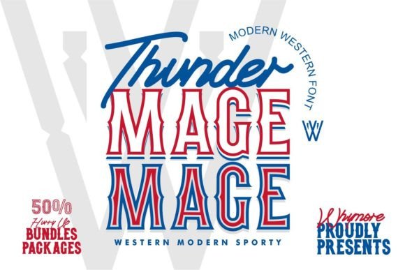 Thunder Mage: Elevating Your Design Projects with a Unique Display Font