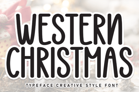 Western Christmas Font Guide